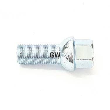 Болты сферические М14х1.5 L27 для Audi, Skoda, VW, Mercedes (5шт.) 3