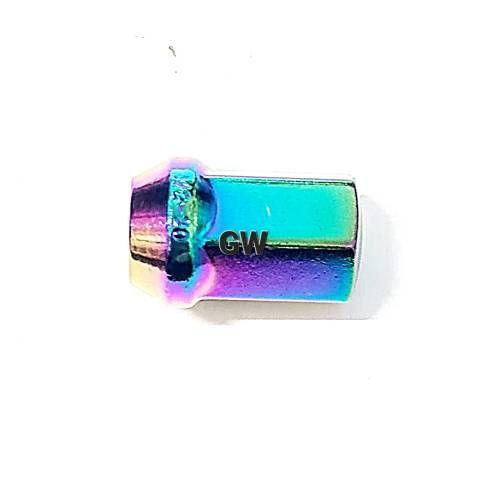 Колесные гайки 1/2-20" цвет радужный 2